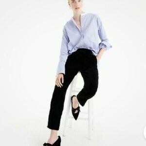 J.Crew Easy Pull-On Dress Pants Black Size 4 | Flat Front Trousers- like new!